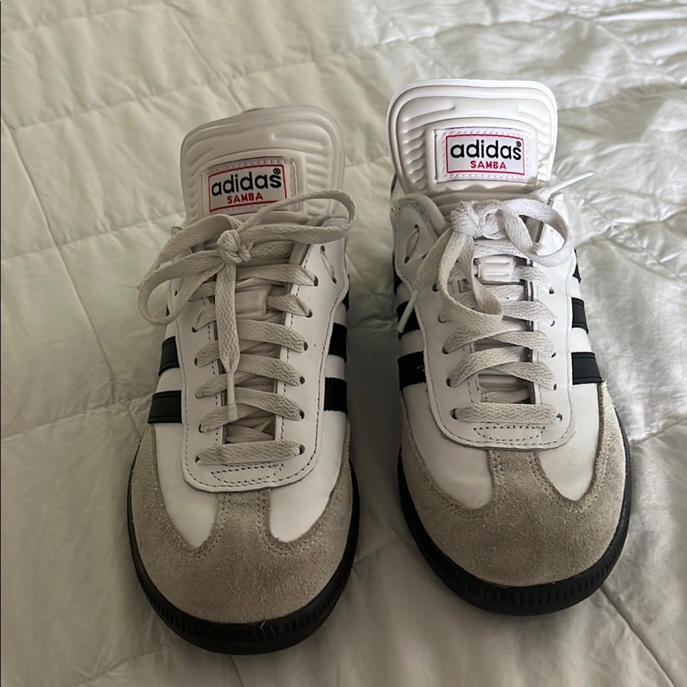 Adidas White and Black Sambas